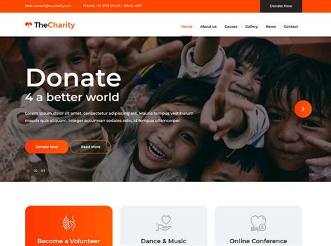 ngo website template